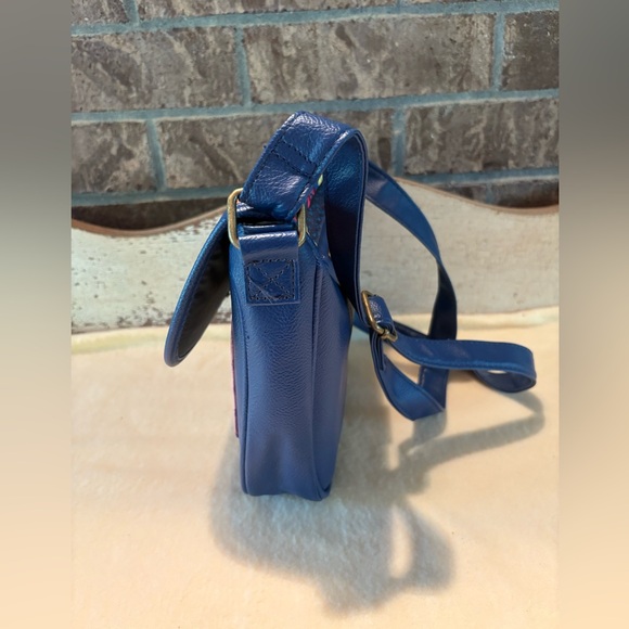 Disney Beauty and the Beast Stained Glass Crossbody Bag - Blue - Picture 4 of 5